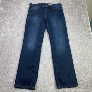 Aeropostale Jeans Men's 32X31 Blue Straight Mid-Rise Dark Wash Denim Stretch